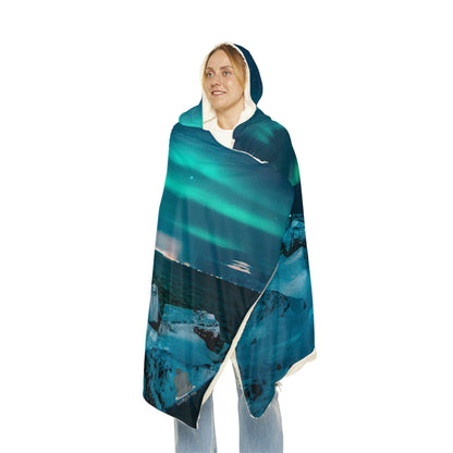 "Interconnected Light" Photographic Hooded Blanket - 2 Interior options!