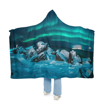 "Interconnected Light" Photographic Hooded Blanket - 2 Interior options!